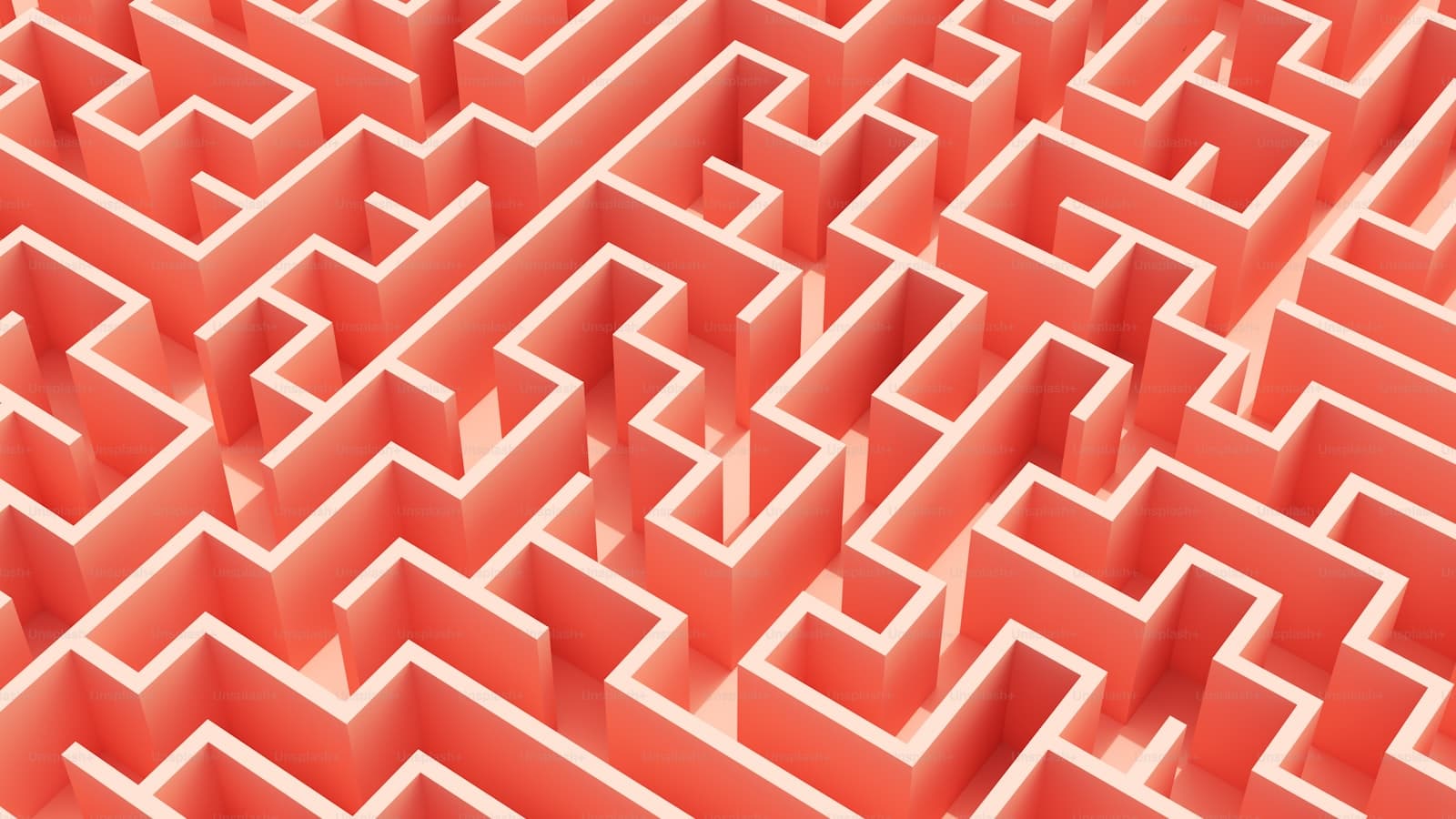 A very large maze with many smaller ones in it
